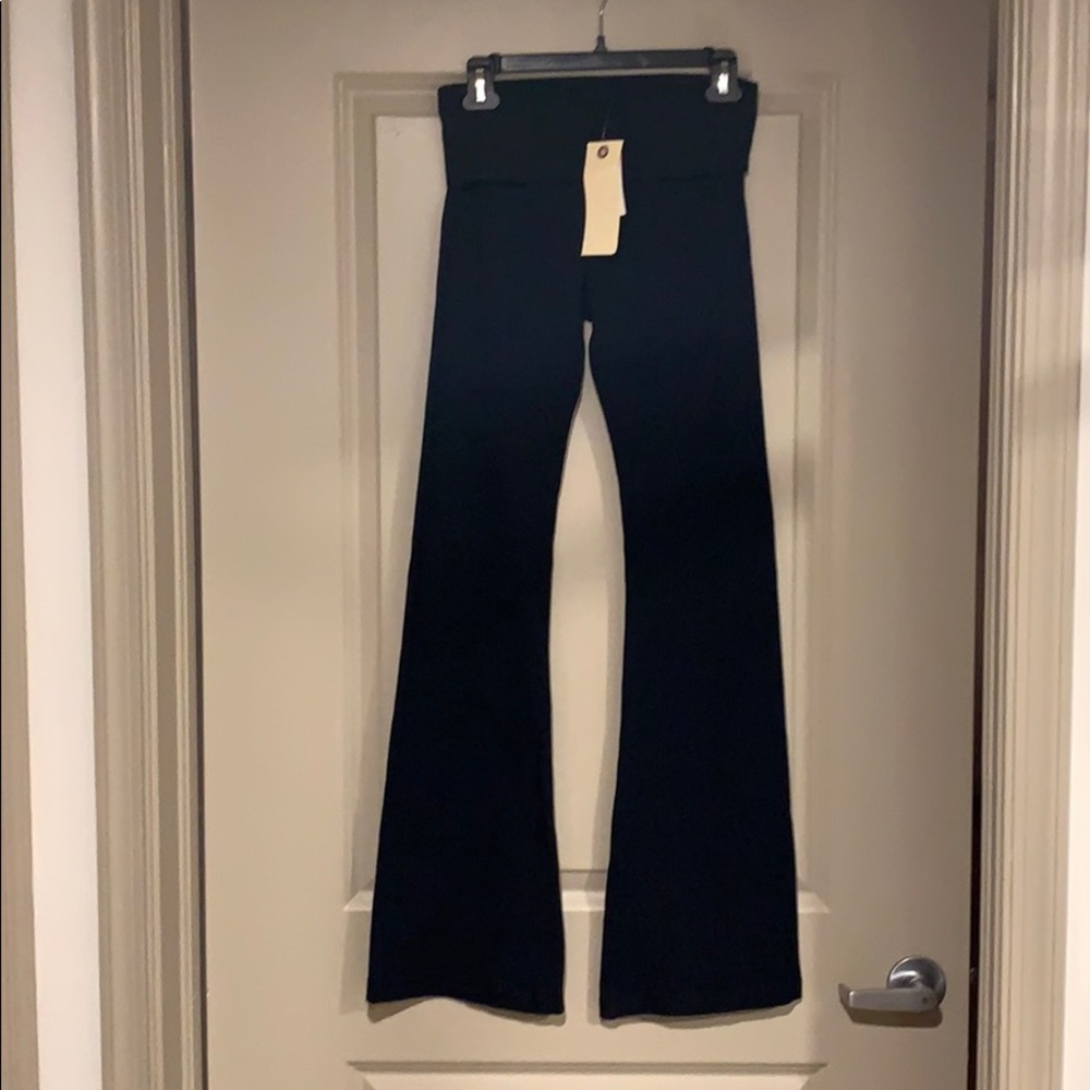 SoLow Size Small Rollover Yoga Pants NWT